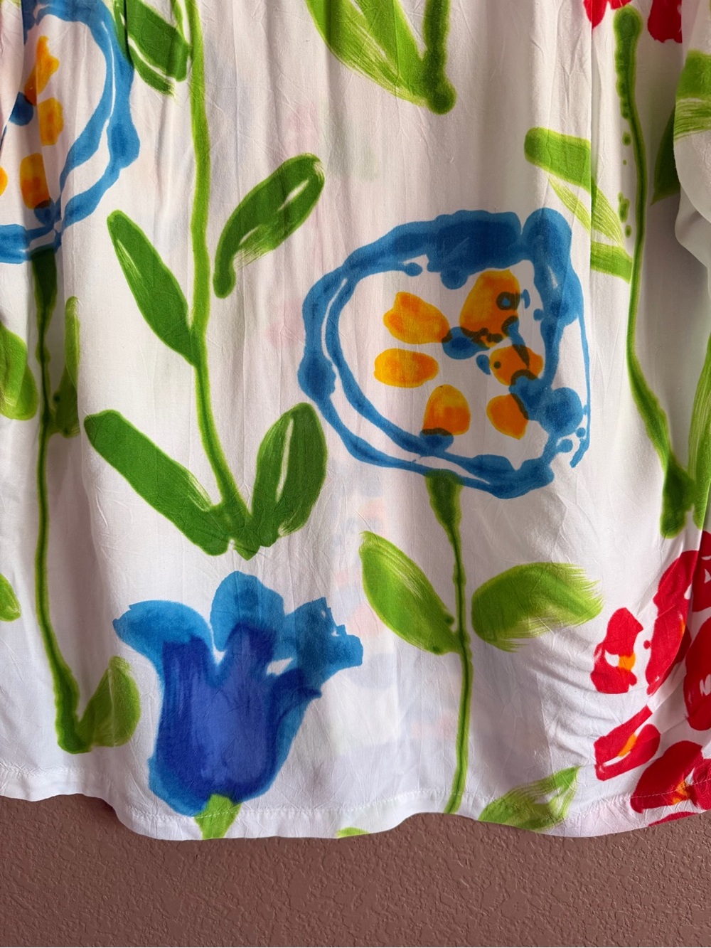 Jams World Vintage Floral Blouse Size Medium - Picture 9 of 9